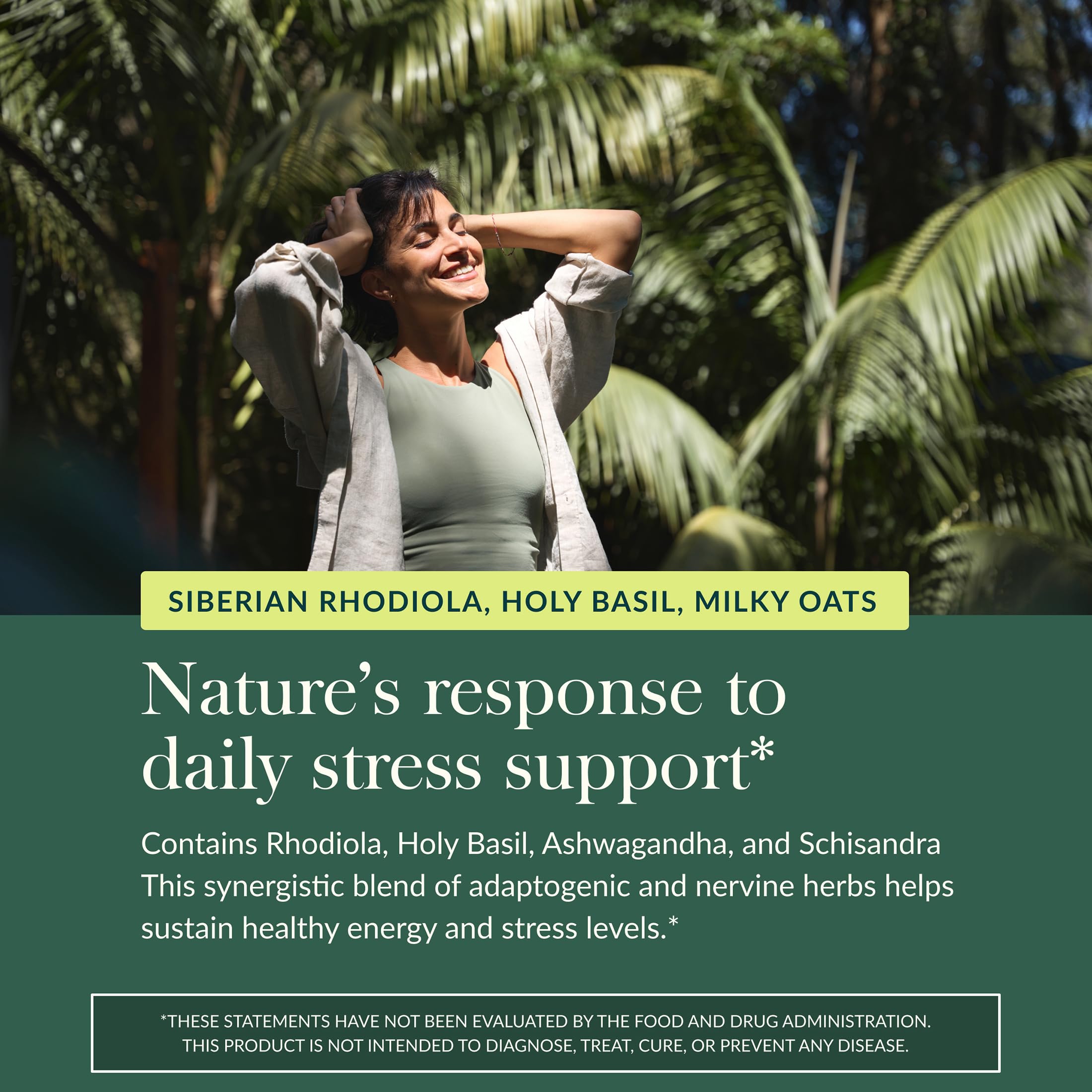 Gaia Herbs Adrenal Health Daily Support - Herbal Supplement with Ashwagandha, Holy Basil & Schisandra - Help Maintain Healthy Energy & Stress Levels* - 60 Vegan Liquid Phyto-Caps (30 Servings) - Image 5