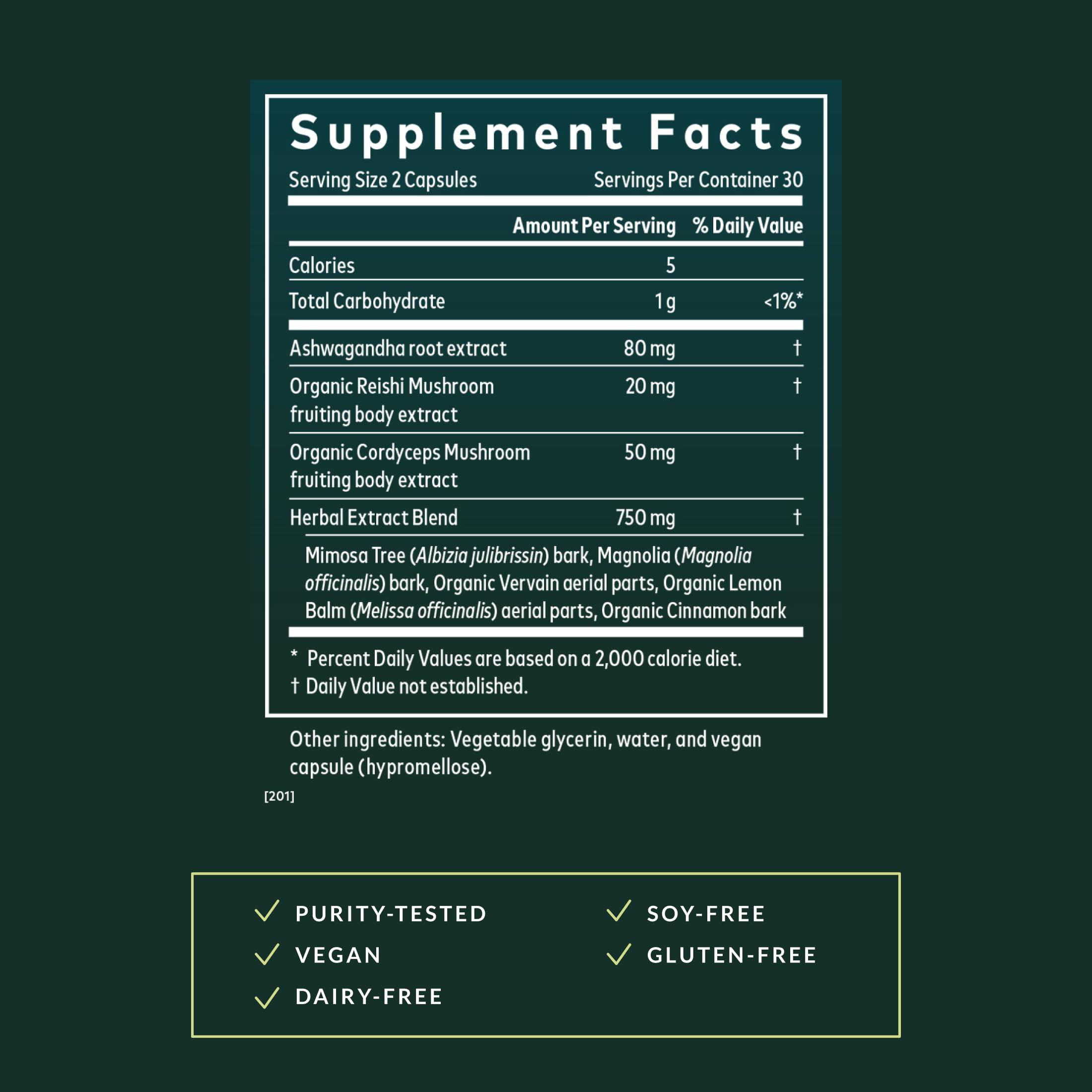 Gaia Herbs Adrenal Health Nightly Restore - Herbal Supplement with Ashwagandha, Magnolia Bark, Cordyceps, Lemon Balm & More* - 60 Vegan Liquid Phyto-Caps (30 Servings) - Image 3