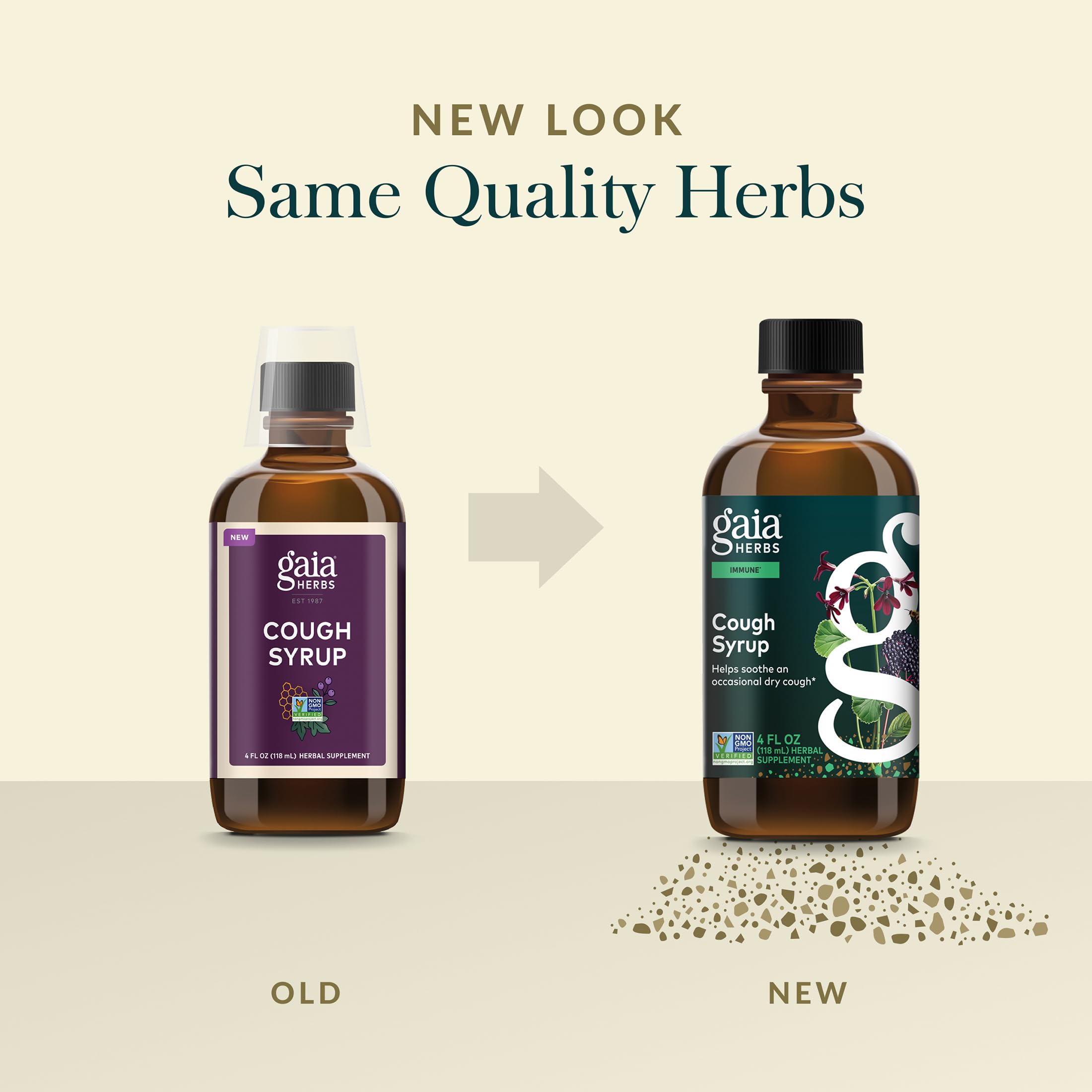 Gaia Herbs Cough Syrup - Helps Soothe an Occasional Dry Cough* - with Honey, Pelargonium, Ivy Leaf, Black Elderberry & More - 4 Fl Oz (24 Servings) - Image 6