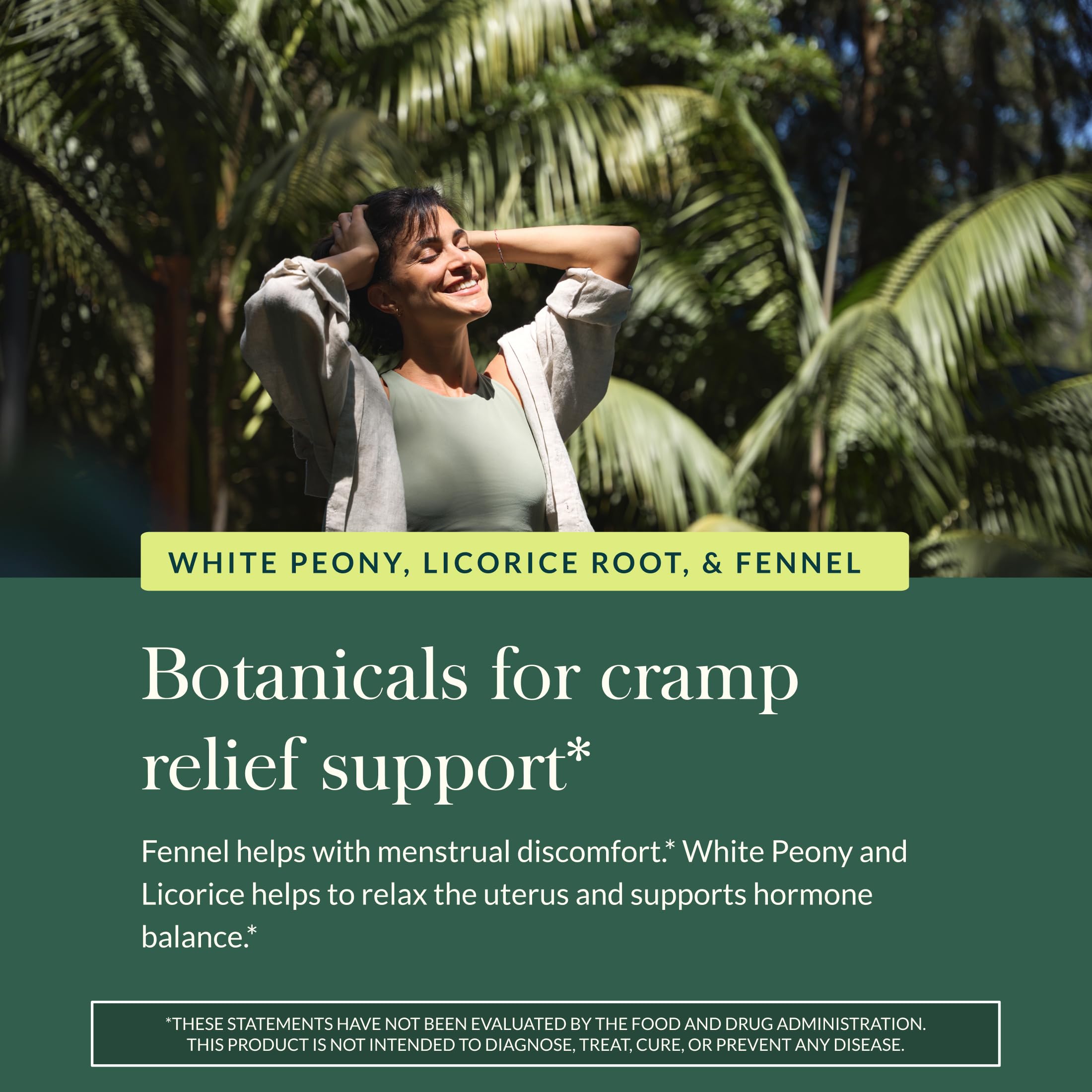 Gaia Herbs Cramp Relief - Herbal Supplement for Period Cramp Relief* - Made with Fennel Seed, Licorice Root & More - 60 Vegan Liquid Phyto-Caps (60 Servings) - Image 5