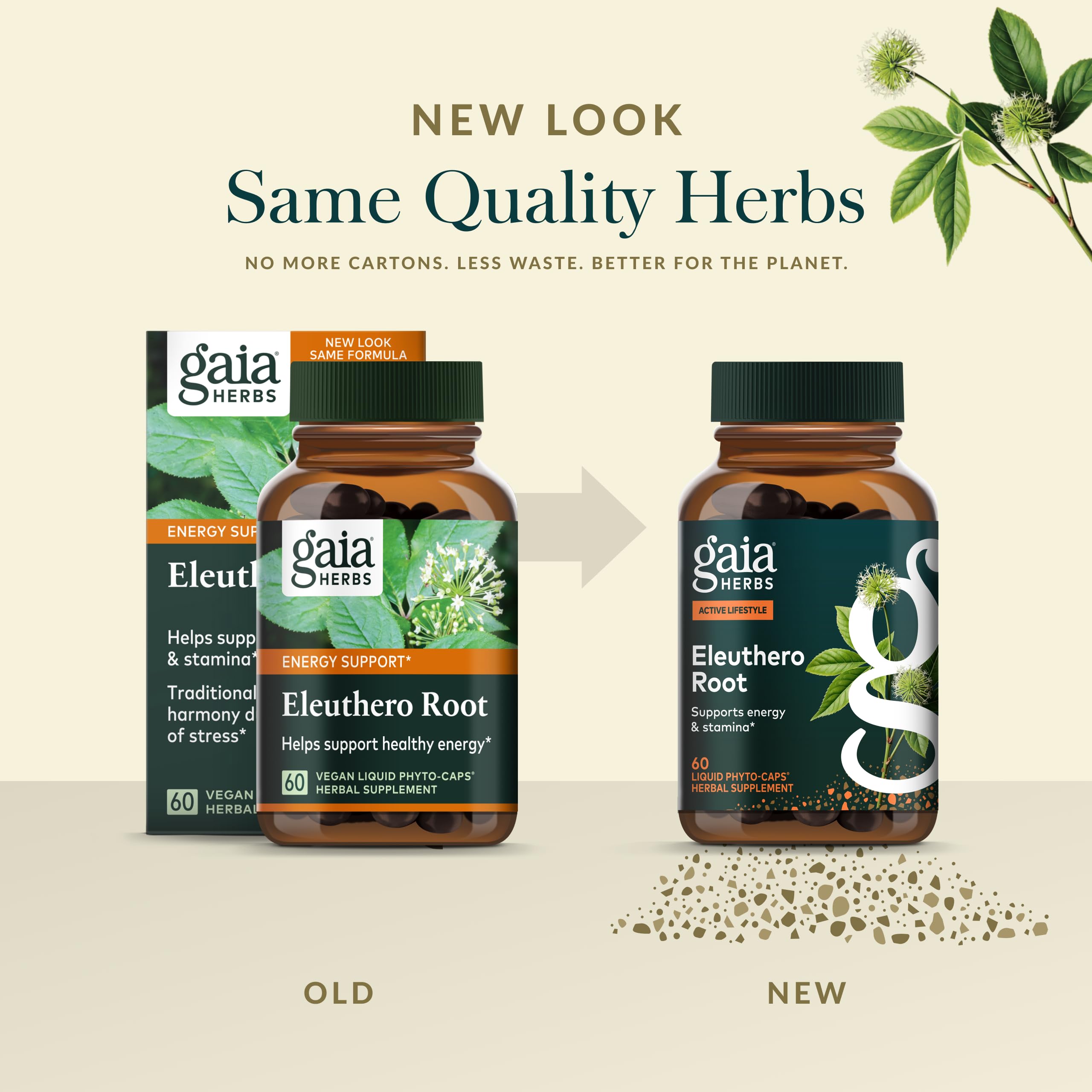 Gaia Herbs Eleuthero Root - Energy, Stamina & Mental Endurance Support* - Eleuthero Root (Siberian Ginseng) Adaptogen Herbal Supplement - 60 Vegan Liquid Phyto-Capsules (60 Servings) - Image 6