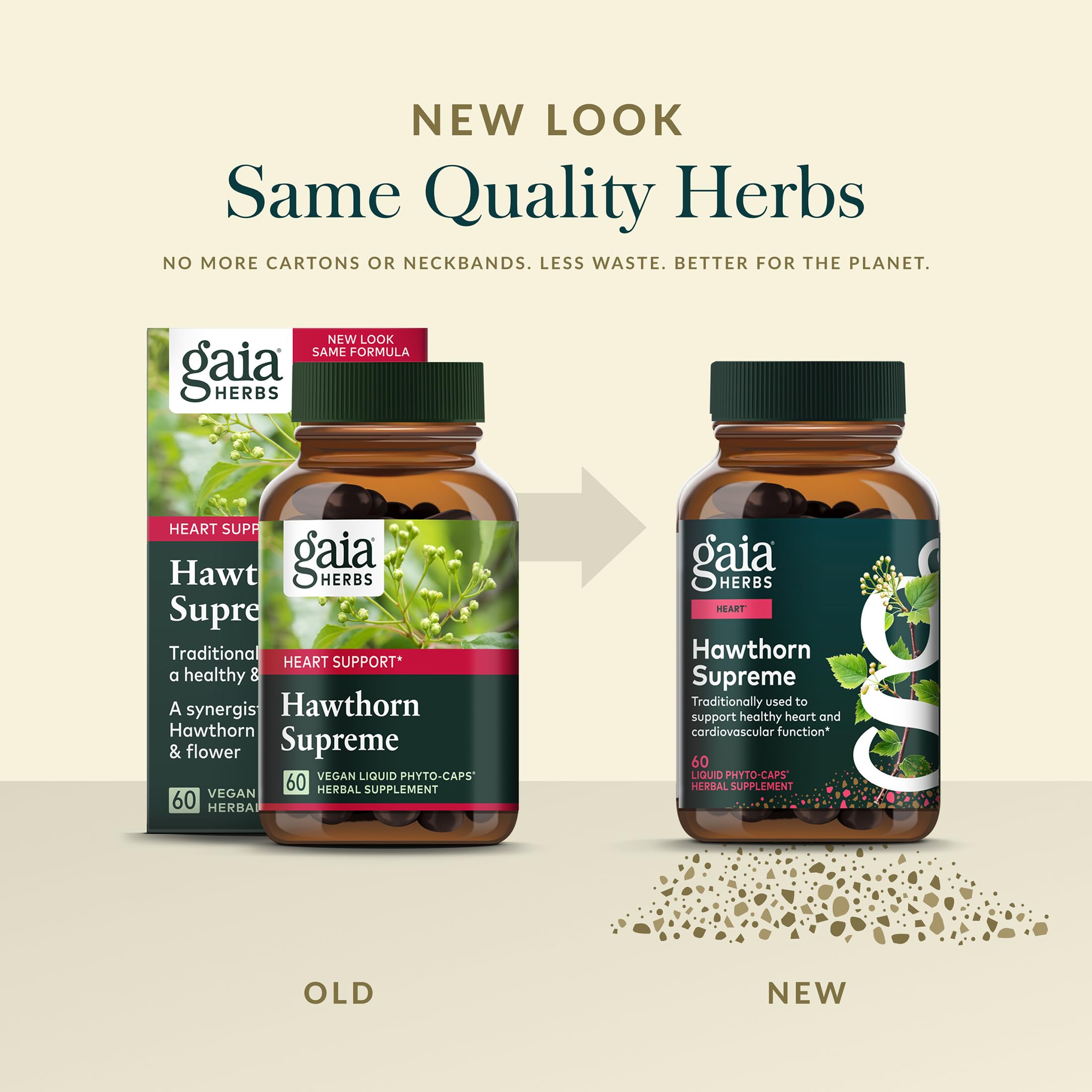 Gaia Herbs Hawthorn Supreme - Hawthorn Berry Supplement - with Herbs Traditionally Used to Support Heart Health* - 60 Vegan Liquid Phyto-Caps (60 Servings) - Image 6