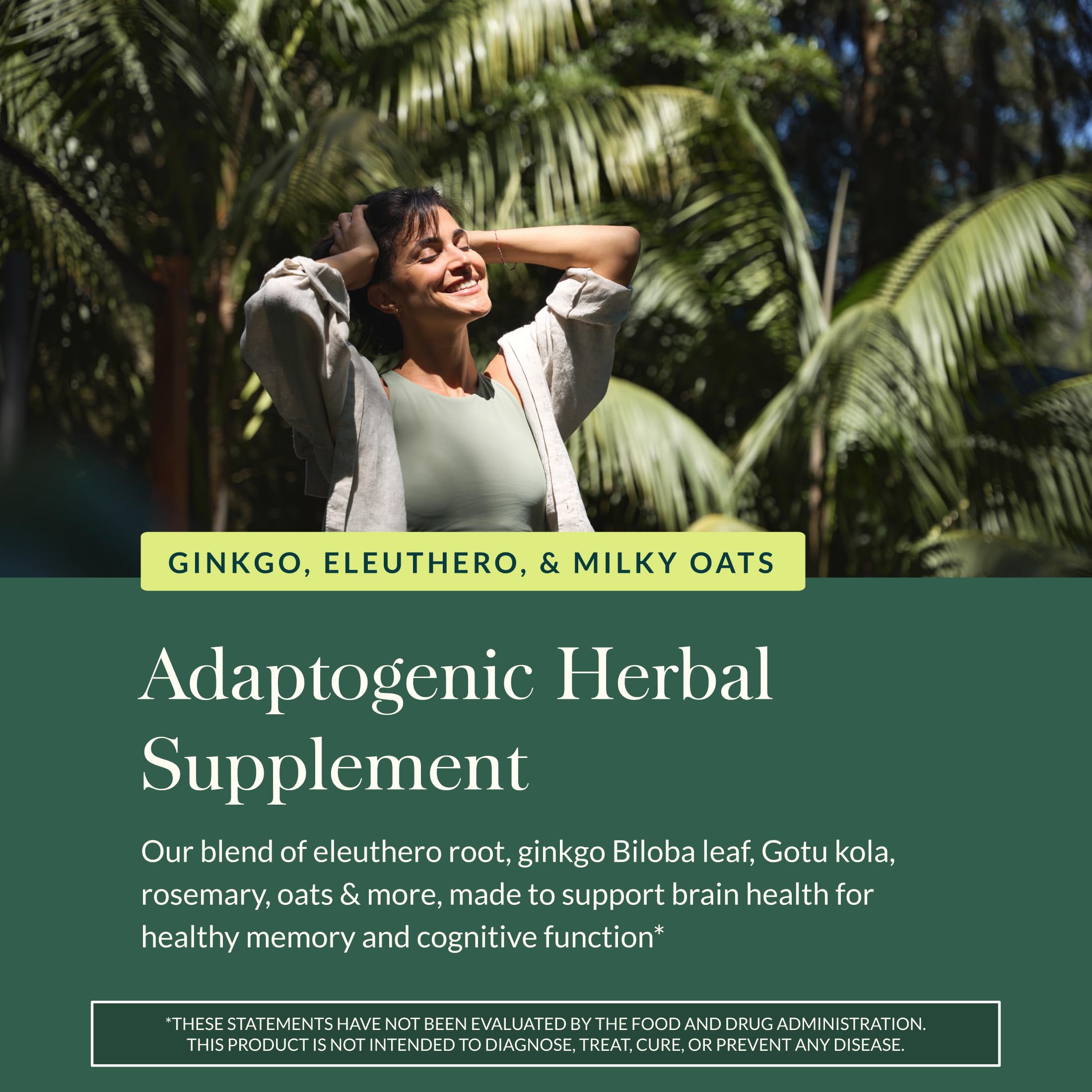 Gaia Herbs Mental Alertness - Brain Support Supplement with Herbs Traditionally Used to Help Support Focus & Memory* - With Eleuthero, Ginkgo Leaf & More - 60 Vegan Liquid Phyto-Capsules (30 Servings) - Image 5