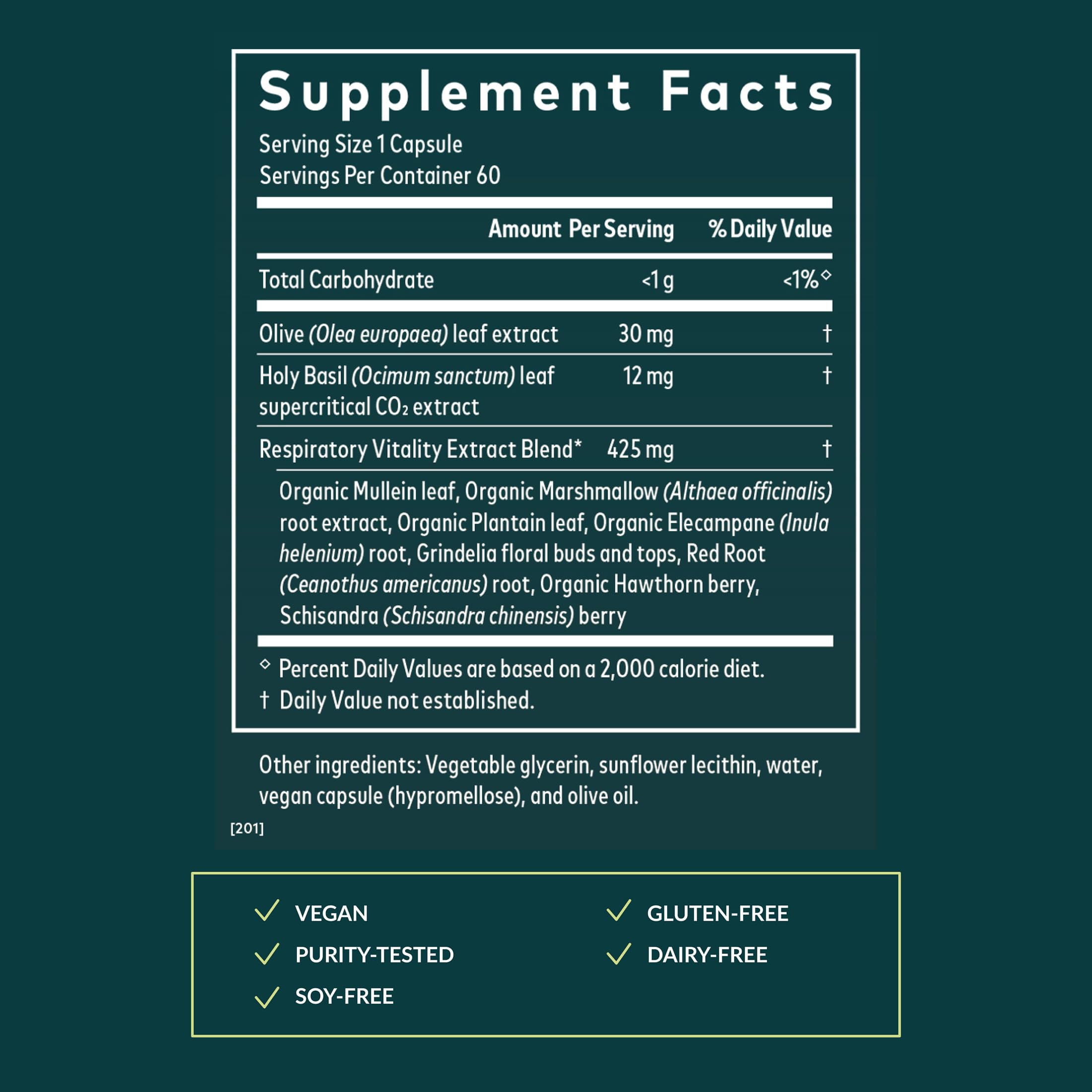 Gaia Herbs Mighty Lungs - Lung Support Supplement with Herbs Traditionally Used to Help Maintain Respiratory Health* - 60 Vegan Liquid Phyto-Caps (60 Servings) - Image 3