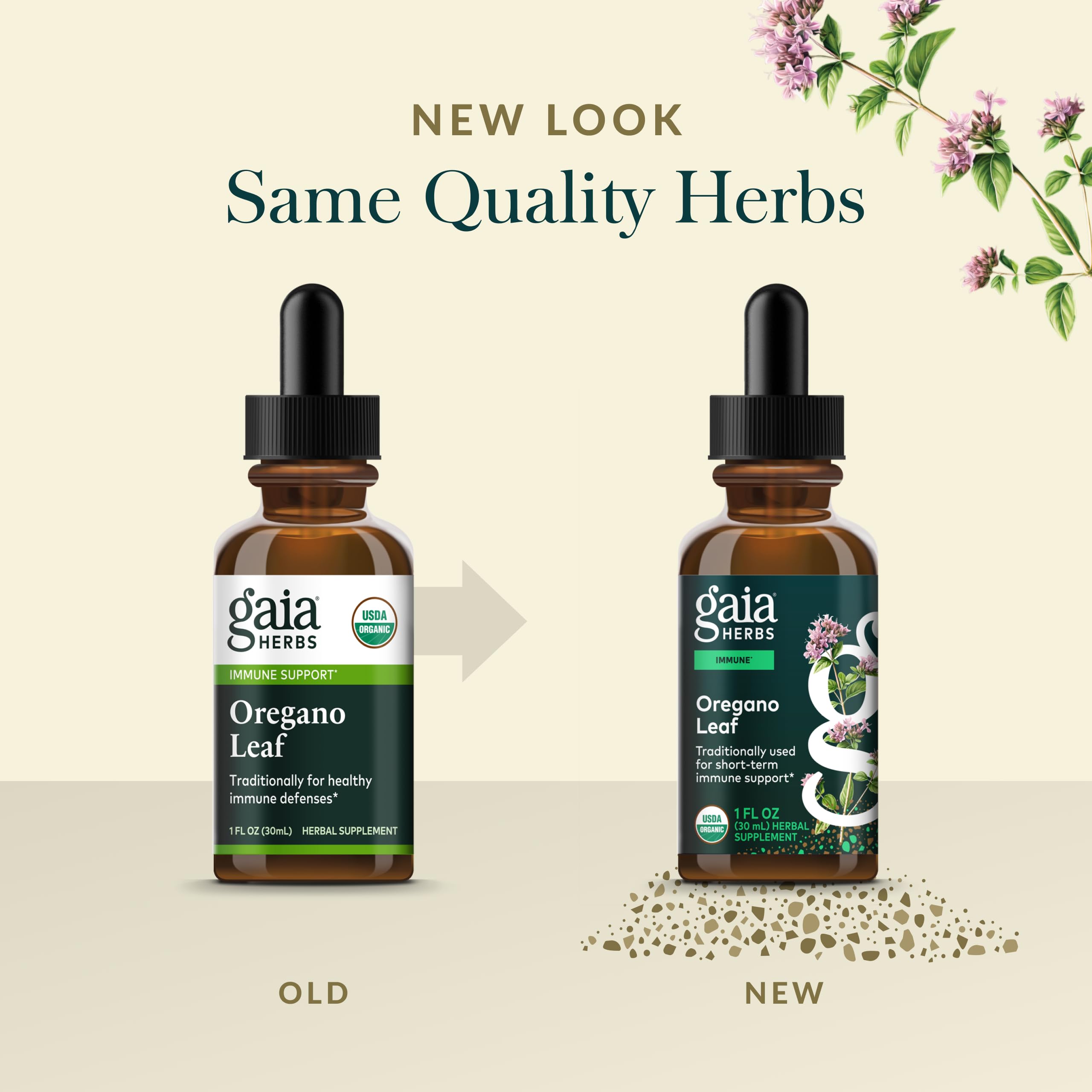 Gaia Herbs Oregano Leaf - Immune Support Herbal Supplement* - with Oregano Leaf Extract - Certified Organic - 1 Fl Oz (23 Servings) - Image 6