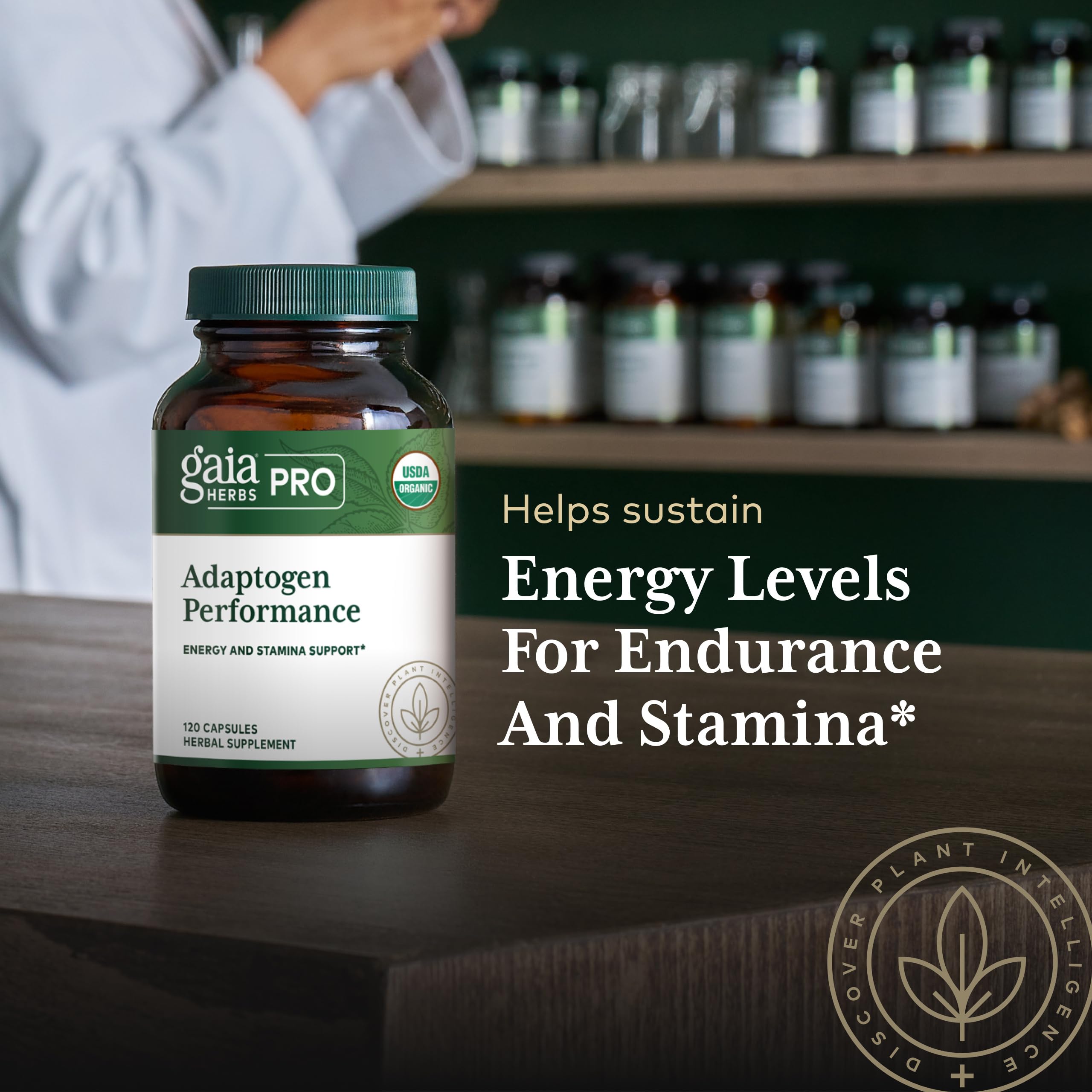 GAIA HERBS PRO Adaptogen Performance - Endurance & Energy Support* - Cordyceps & Ashwagandha Extract - 120 Capsules (60 Servings) - Image 5