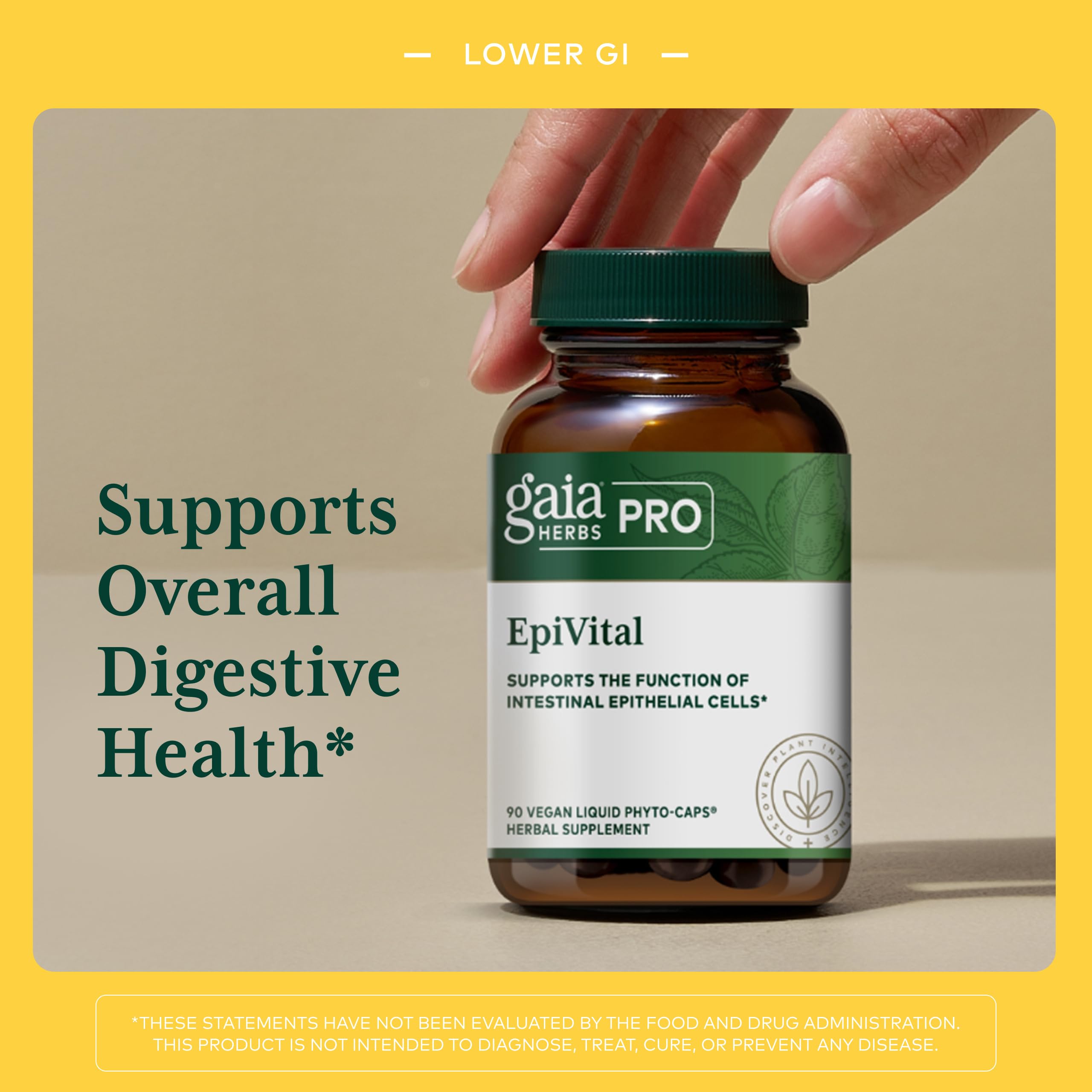 GAIA HERBS PRO EpiVital - Digestive Health Support - Contains Astragalus Root, Panax Notoginseng, Gotu Kola & More - 90 Vegan Liquid Phyto-Caps - Image 3