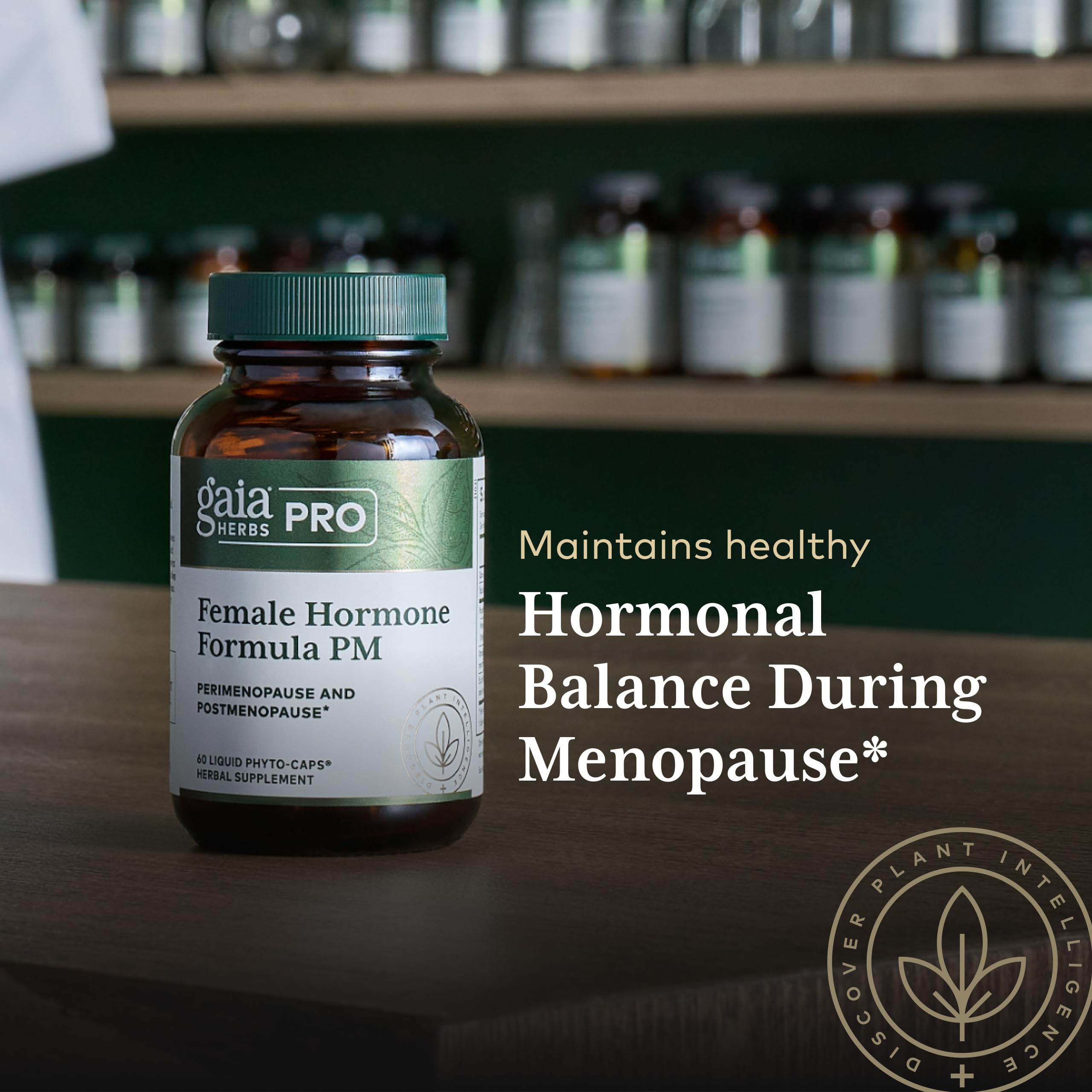 Gaia Herbs Pro Female Hormone Formula PM - Women's Health Supplement for Menopause & Sleep Support - Black Cohosh & St. John's Wort - Vegan, Soy-Free & Gluten-Free - 60 Liquid Phyto-Caps (30 Servings) - Image 5