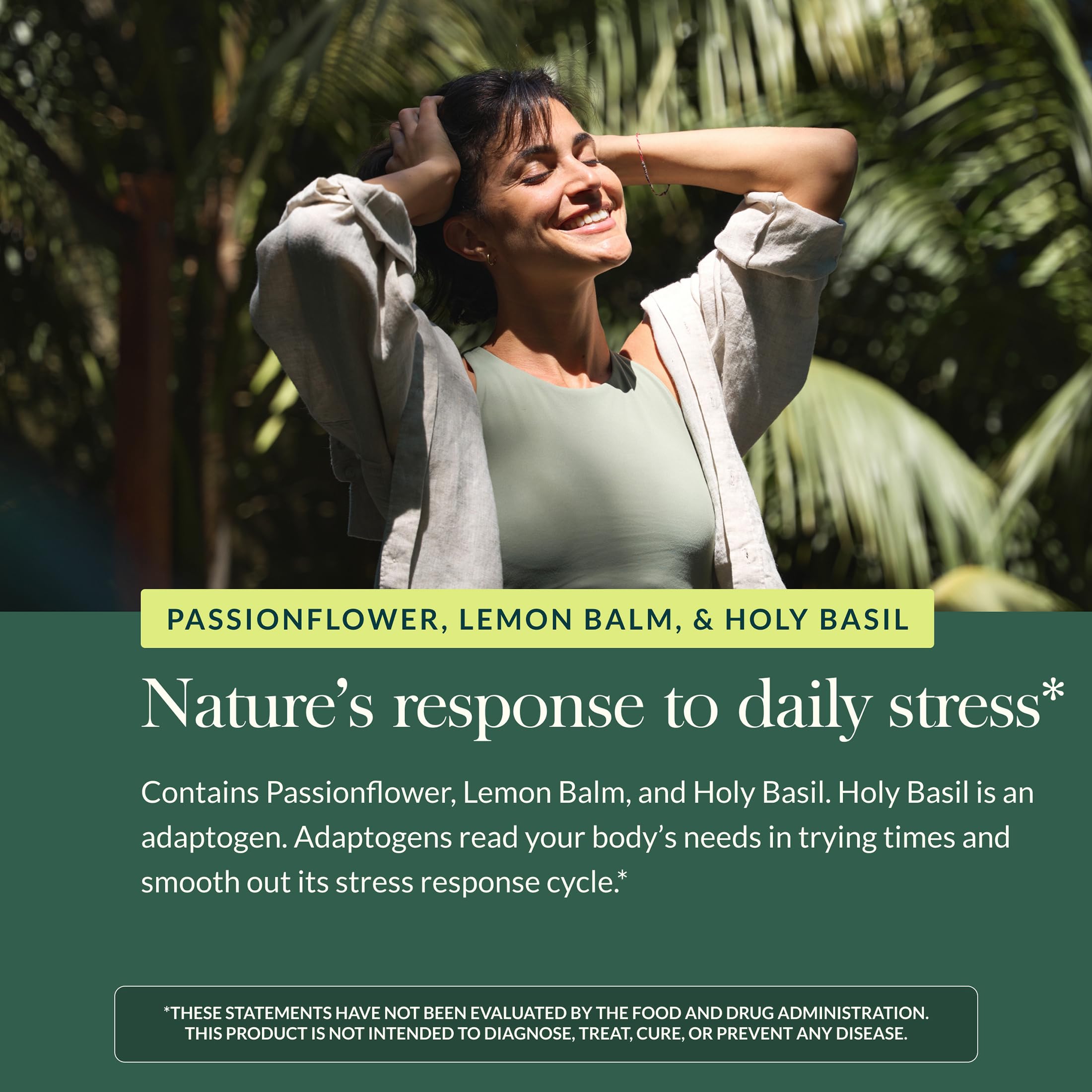 Gaia Herbs Relax Gummies - Supports Calm Feelings* - with Passionflower & Lemon Balm - 45 Vegan Gummies (15 Servings) - Image 5