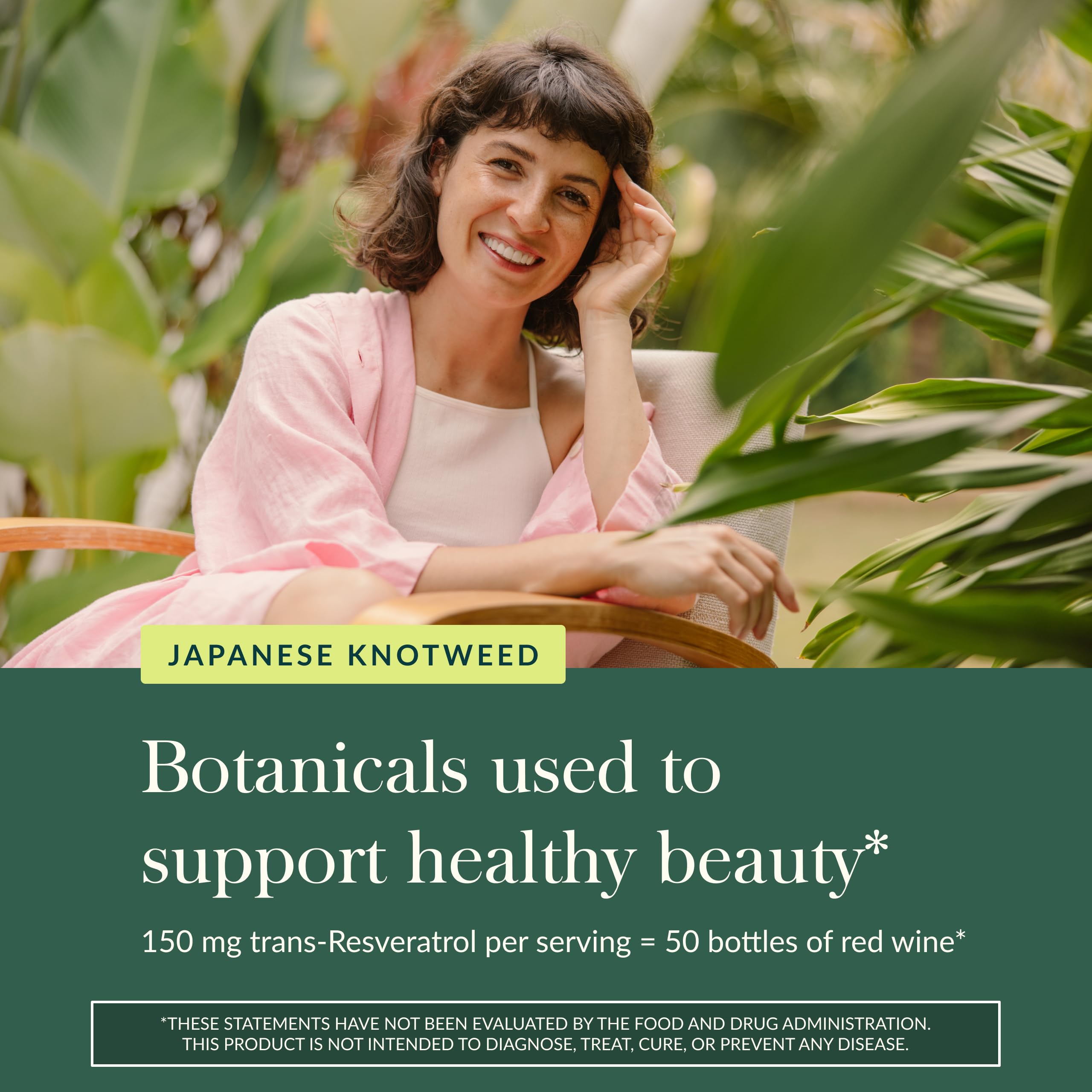 Gaia Herbs Resveratrol - Beauty & Radiance Antioxidant Support Supplement* - Made with Japanese Knotweed - Contains 150 mg Trans-Resveratrol per Serving - 50 Liquid Phyto-Capsules (25 Servings) - Image 5