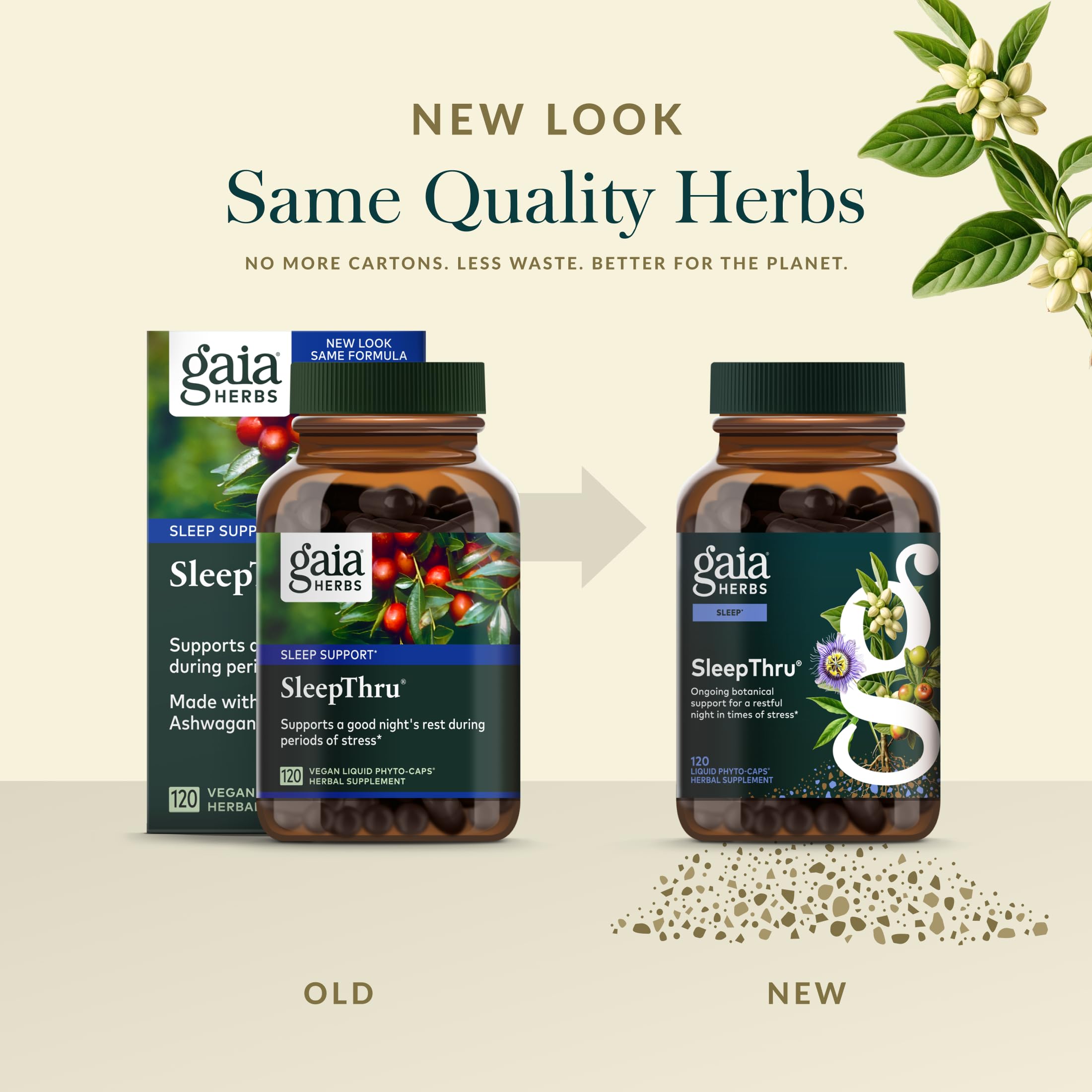 Gaia Herbs SleepThru - Sleep Support Supplement with Ashwagandha Root, Magnolia Bark, Passionflower & Jujube Date* - 120 Vegan Liquid Phyto-Caps (60 Servings) - Image 6