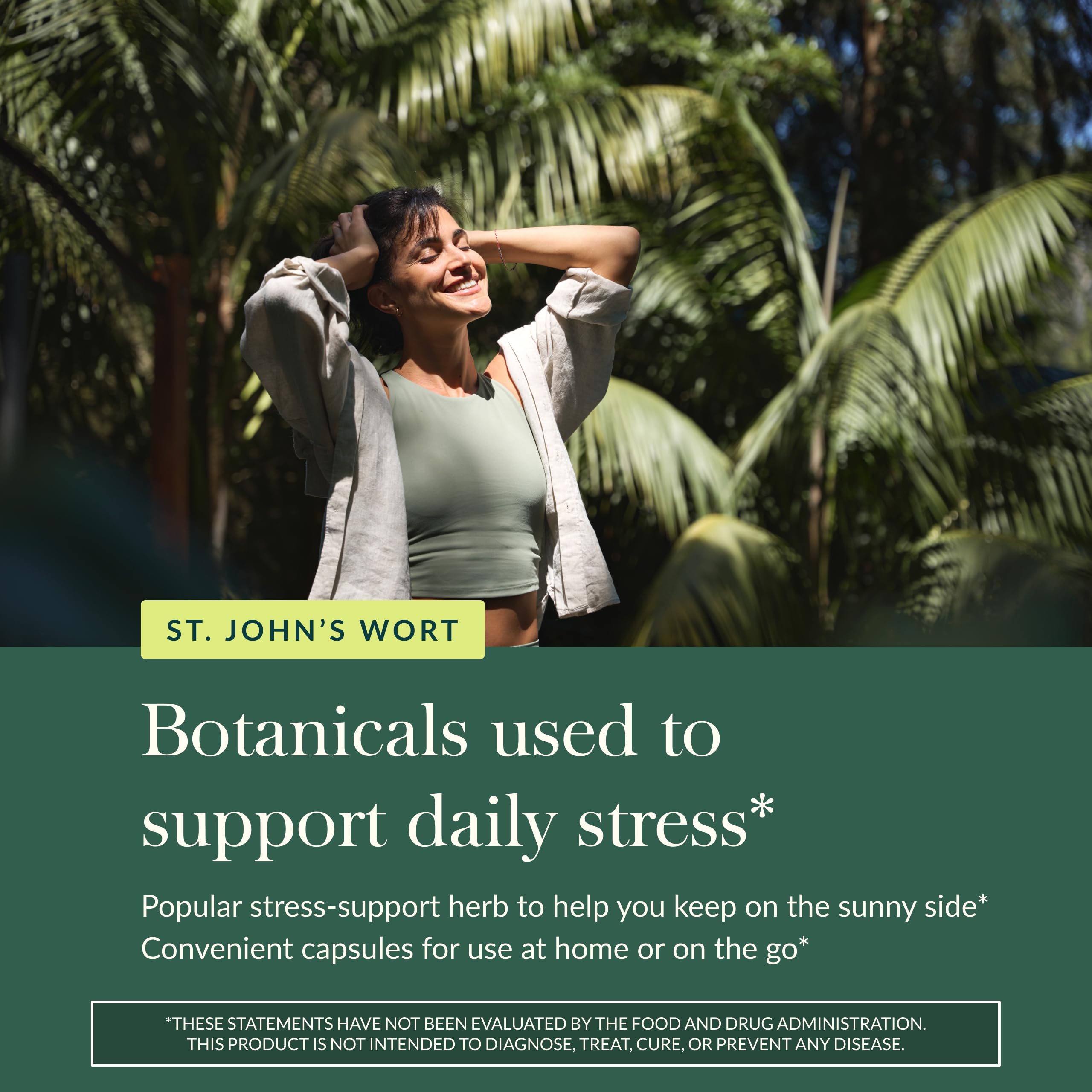 Gaia Herbs St. John's Wort - Stress Support Supplement* - with St. John's Wort - 60 Vegan Capsules (60 Servings) - Image 5