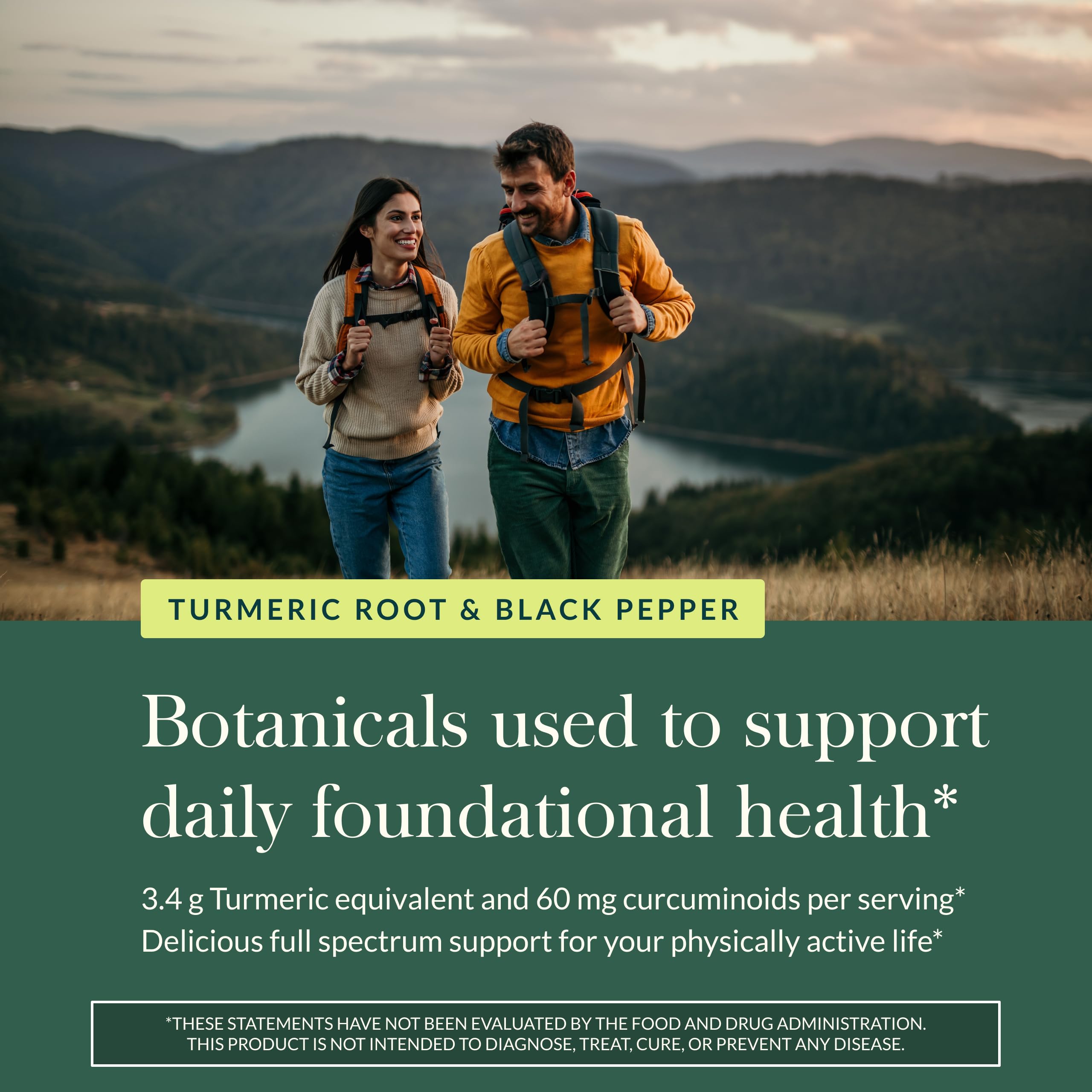 Gaia Herbs Turmeric Supreme Adult Daily - Daily Support for Healthy, Active Lifestyle* - USDA Certified Organic Blend of Turmeric & Supportive Herbs - 40 Vegan Gummies (20 Servings) - Image 5