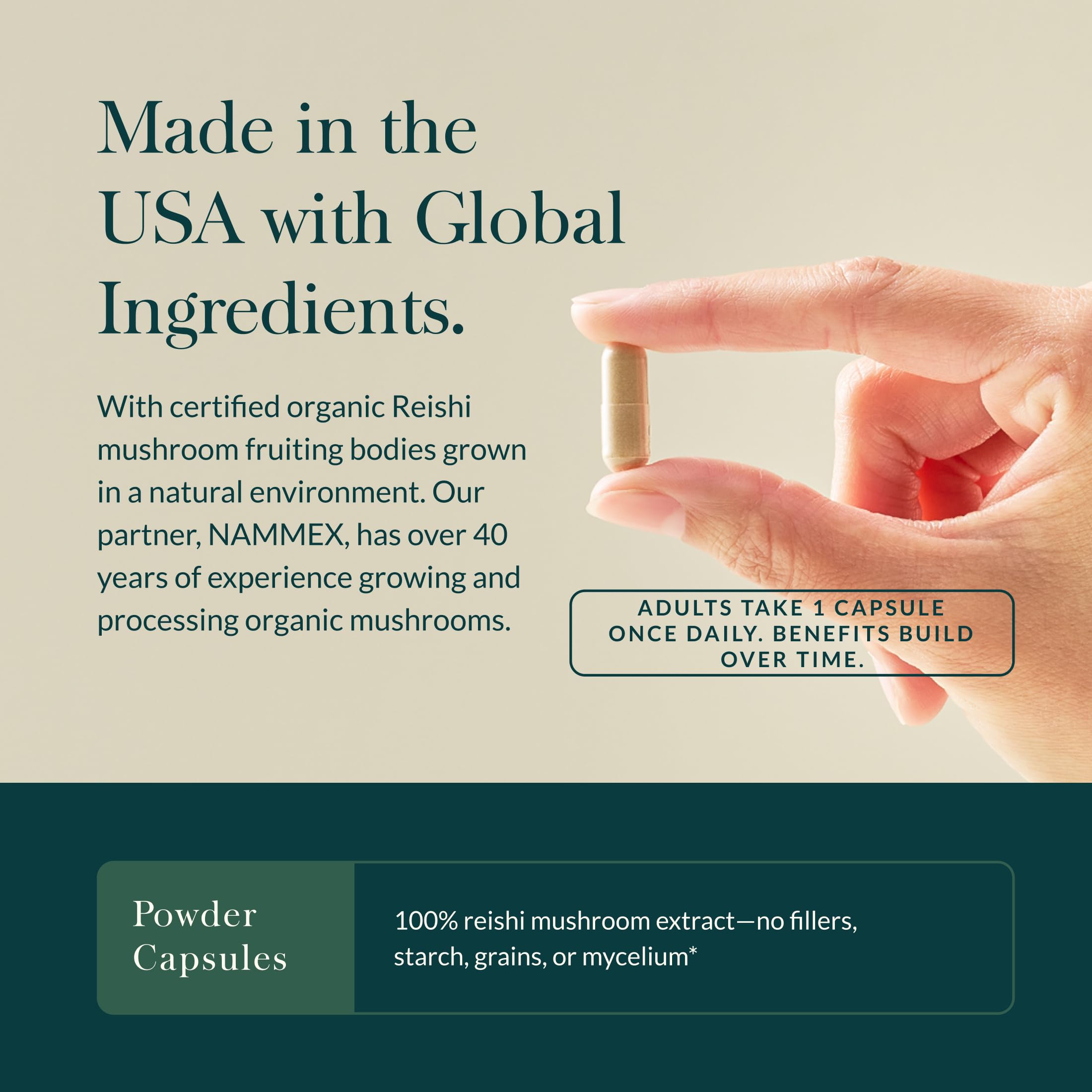 Gaia Herbs Turmeric Supreme Extra Strength - Supports Occasional Discomfort* 60 Phyto-Caps & Reishi Mushroom - Adaptogen Herbal Supplement for Longevity Support* - 40 Phyto-Caps (2 Pack) - Image 8