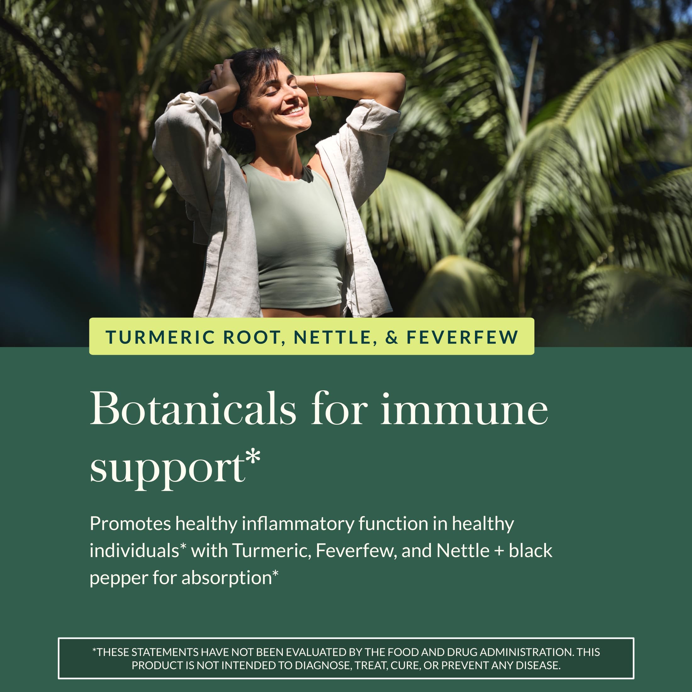 Gaia Herbs Turmeric Supreme Sinus Support - Helps Provide Sinus Relief & Healthy Response* - with Quercetin, Curcuminoids from Turmeric, Black Pepper & More - 60 Vegan Liquid Phyto-Caps (20 Servings) - Image 5